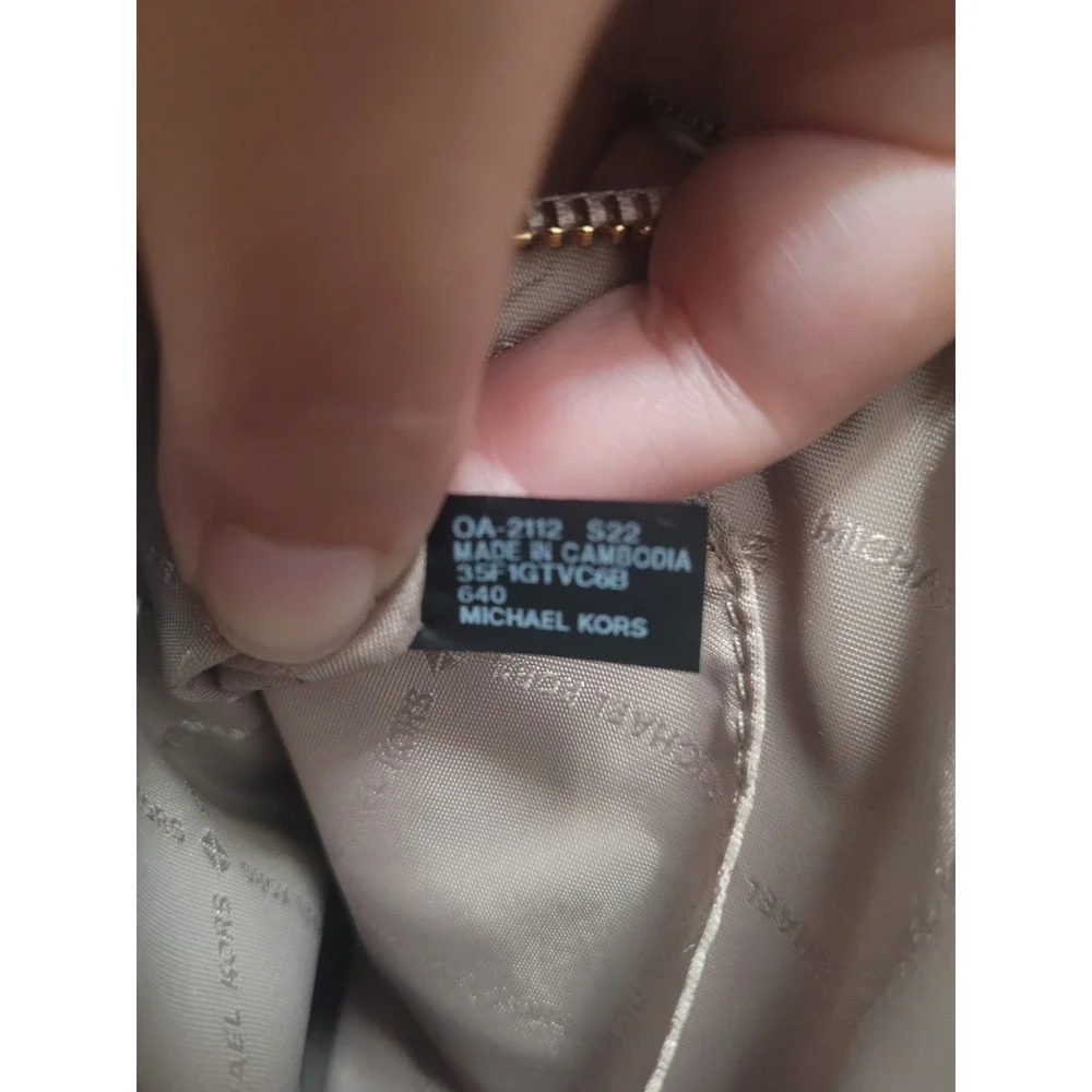 Michael Kors Jet‎ Set Travel Leather Crossbody Dome Handbag Purse Pink - Picture 5 of 5